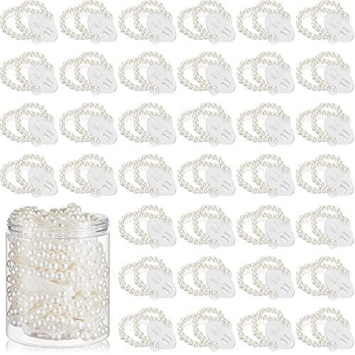 Corsages de mariage et bracelets élastiques en perles pour bal de promo