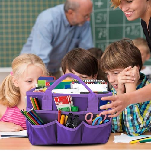 Sac fourre-tout pour enseignants à compartiments pour crayons - 2