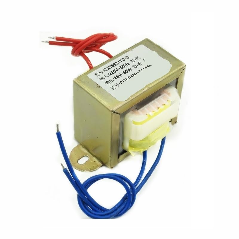 EI-50W型変圧器E牛220Vから48V AC 48V 1A 50W / VA 48VAC銅フルパワー Voltage Regul