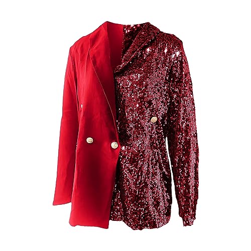 Robe paillettes double couleur confortable et cintrée