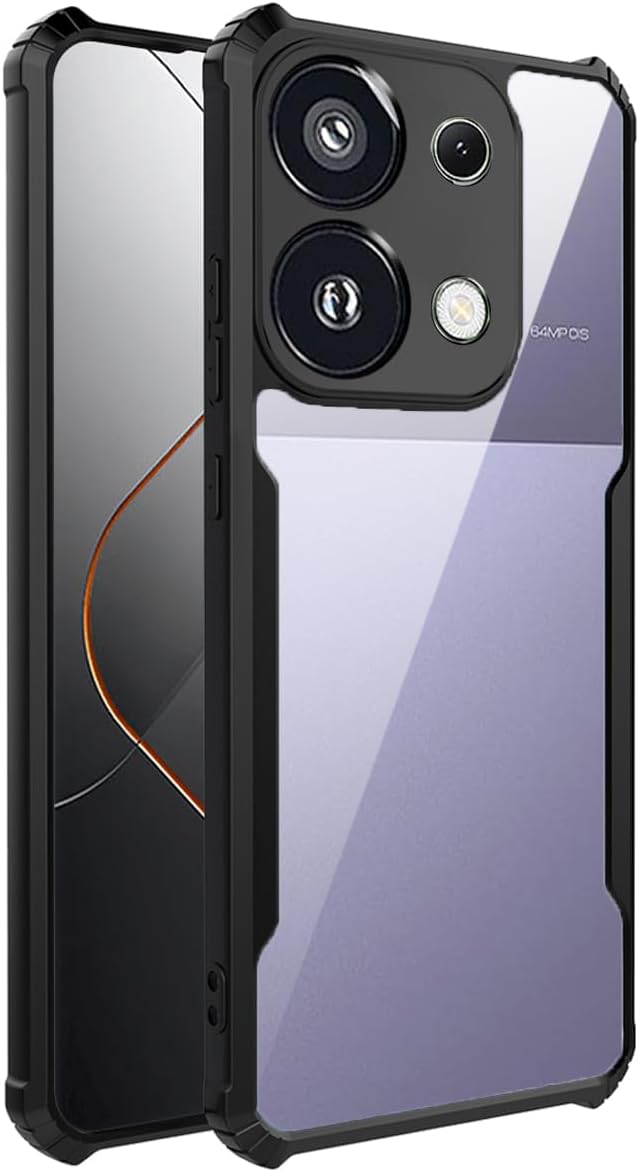 FTRONGRT Cover per Xiaomi Poco M6 Pro 4G/Xiaomi Redmi Note 13 Pro