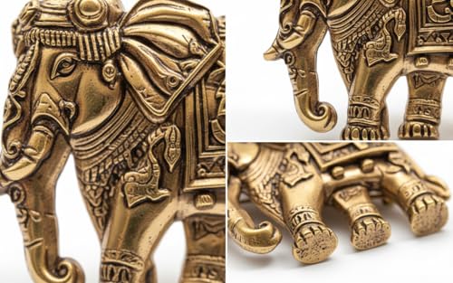 Image of Antique Gold Brooch Pin for Men Women Vintage Saree Blazer Coat Lapel Fashion Jewellery