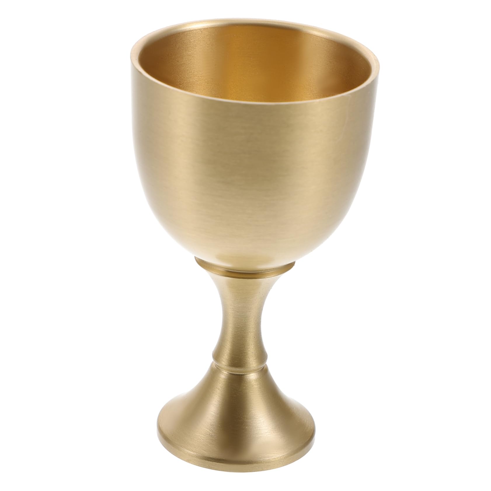 BESTYASH Brass Goblet Spirits Cup for Worship Offering Elegant Design for Home Temple Use Sturdy Liquor Drinking Cup Material for