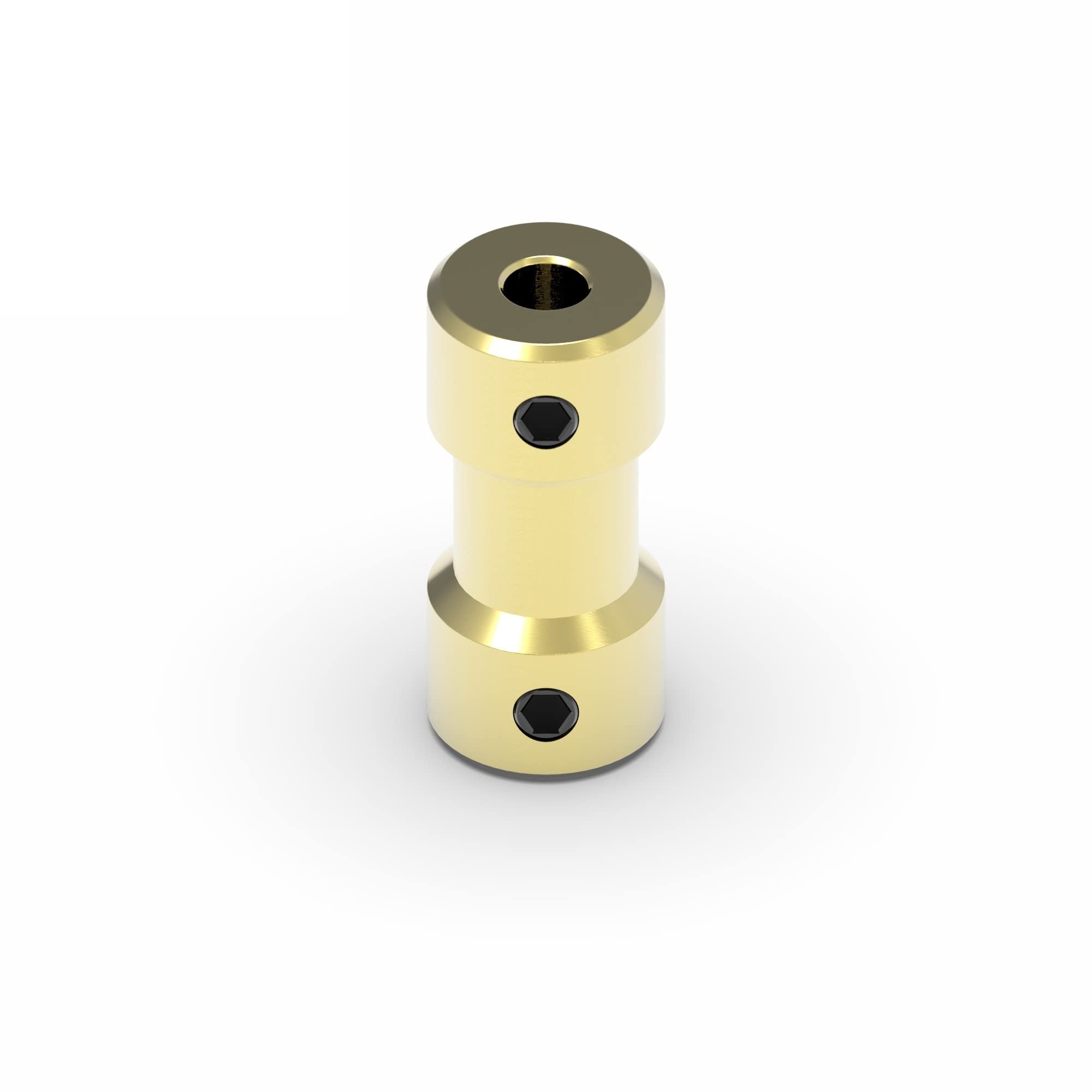 Wellenkupplung 2 Stück D9L20 2 mm/2,3 mm/3 mm/3,17 mm/4 mm/5 mm/6 mm Messing Flexible Motorwellenkupplung Kupplung Motorübertragungsstecker Wellenkupplung Verbinder (Größe : 2.3mm to 2.3mm)