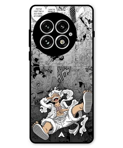 Image of Premium Anime 2 Case for Oneplus 13 (Glossy Finish) Soft-Touch Metal TPU Back Cover, Shockproof, Designer, Aesthetic Mobile Phone Case