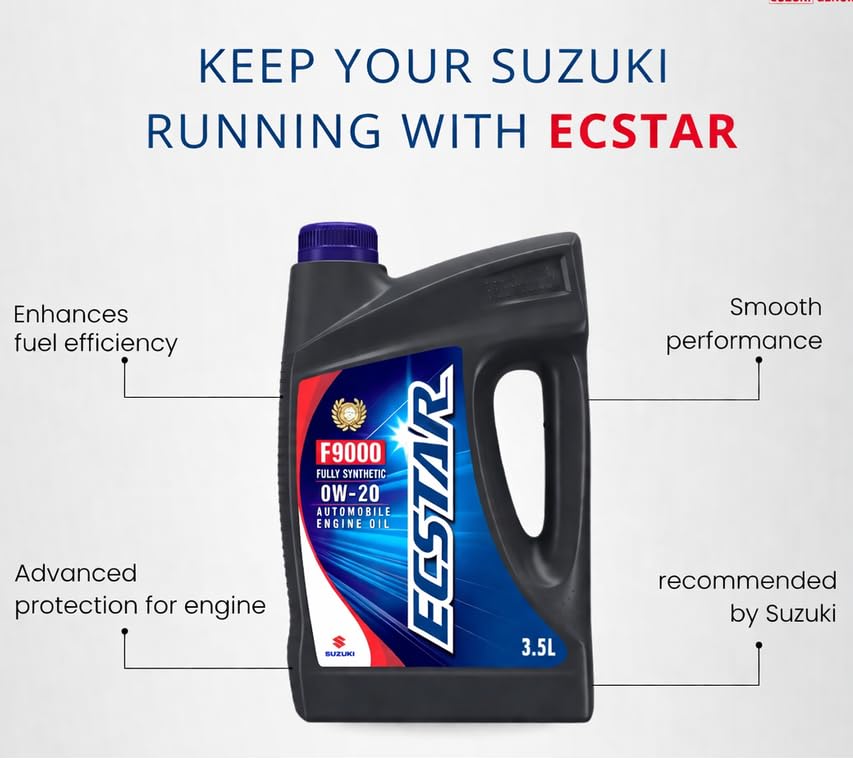 Image of ECSTAR Full Synthetic 0W-20 Engine oil (3.5Ltr) | For Petrol /CNG, Hybrid Cars | Premium and High Performance Engine Oil