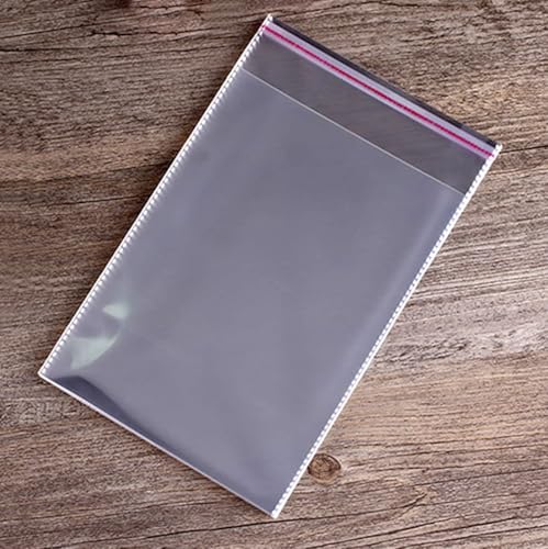Image of Self Adhesive Transparent Plastic /Polythene BOPP Seal King Pouch Bags Covers (3 X 3.5 Inches) (L : 3.5, W : 3 Inches) | Reusable /Resealable Multipurpose Pouches for Jewelry, Packing, Storage (1000)
