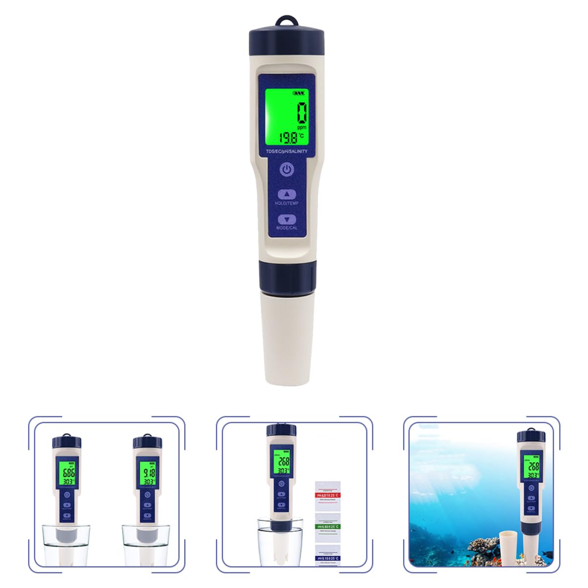 Probador Digital De De Agua Medidor De Salinidad y para y Herramienta Precisa para De Agua