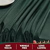 Softalker Christmas Linen Textured Rectangle Table... #4