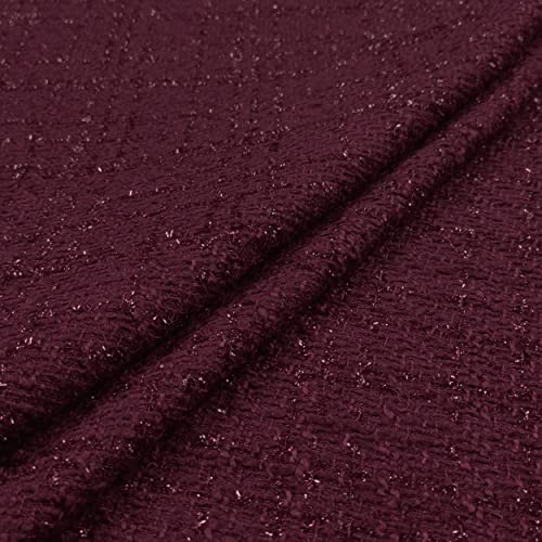 Panini Tessuti, Modischer Stoff Chanel Lurex, Meterware, 1 Menge = 100 cm,...