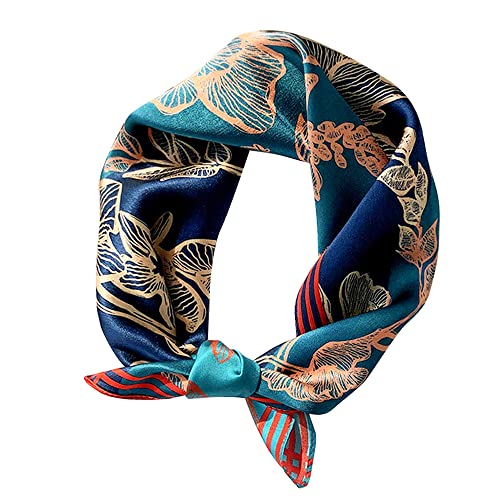 MEISEE Pure Natural Mulberry Silk Scarfs Women Small Square Scarf 21