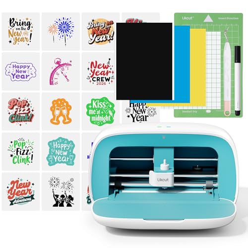 Likcut Vinyl Cutter Machine, Smart Sticker Maker Glee S501 for DIY...