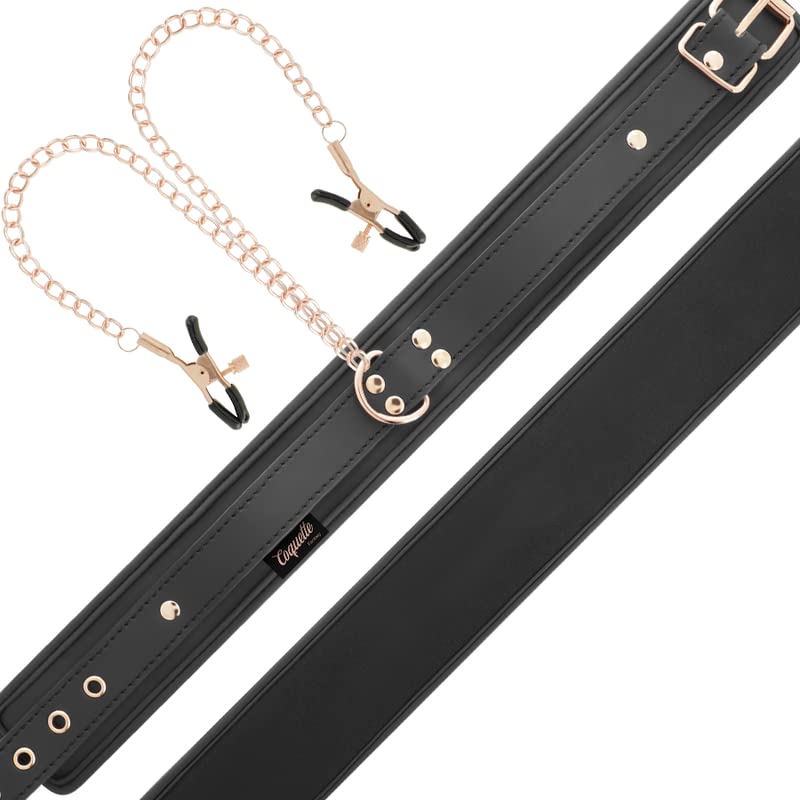 Sexy collare con pinzette per capezzoli nipple clamp bdsm pinzette capezzoli giorcvhie erotici di coppia feticismo bondage