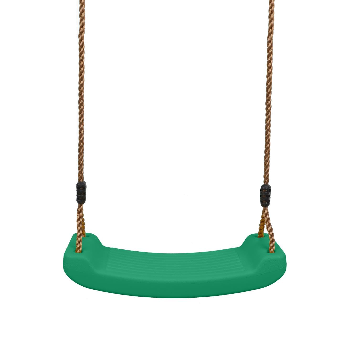 Children’s Adjustable Garden Swing Seat with Braided Rope & Secure Clamps – Heavy-Duty Plastic Swing for Ages 3–10 – Holds Up to 100kg