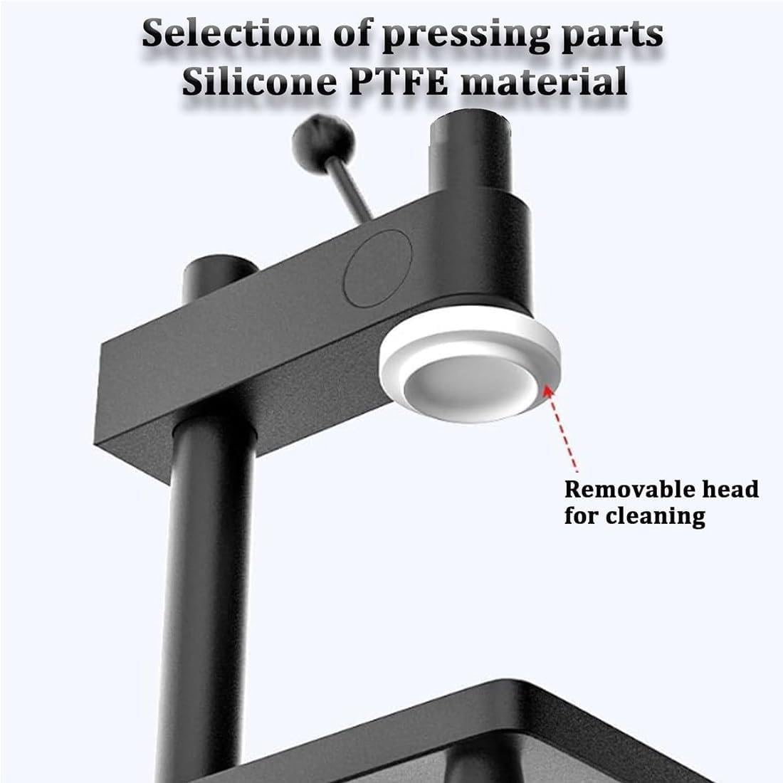 Machine à Sceller Les Canettes Manuelle 51 Mm,Hauteur Réglable 30-170 Mm,Alliage D'aluminium Solide,Scelle Canettes Pet/Aluminium/Bocaux,pour Café/Bière/Bubble Tea Black