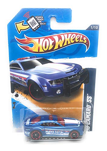 Hot Wheels 2012 City Works '10 Camaro SS Blue miniatura 1