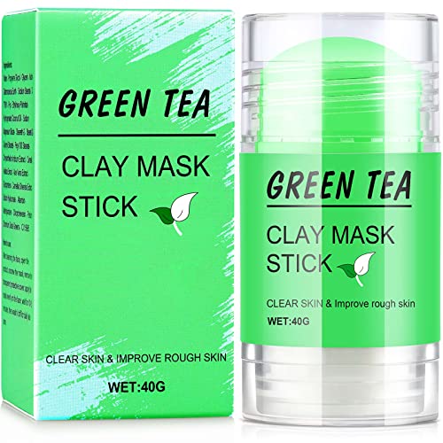 BOOSCA Green Tea Facial Cleansing Mask Stick Moisturizing Face Clean Clay Deep Cleanse Mask for All Skin Types