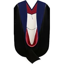 CLERKMANS Unisex Doctoral Graduation Hood for Doctorate Degree - University PhD Academic Hood