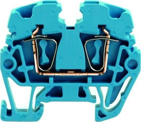 Zdua 2,5-2 BL Legrand 1720930000 borne de passage bleue pour rail DIN
