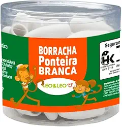 BORRACHA PONTEIRA BRANCA POTE/48 UND LEOELEO