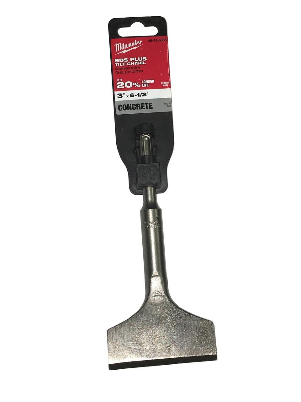 Milwaukee 48-62-6058 SDS Plus 3" x 6" Tile Chisel