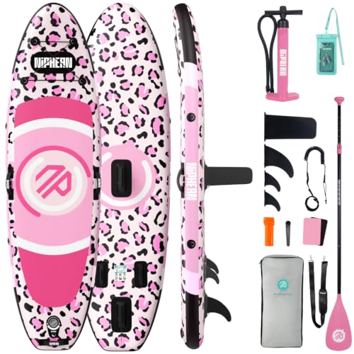 Image of Niphean 10' Inflatable Paddle Board, Ultra-Light SUP for Beginners