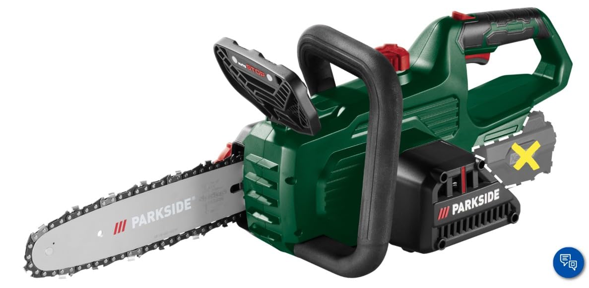 Motosega a batteria PKSA 20-Li B2, senza batteria e caricatore per Parkside X 20 V Team