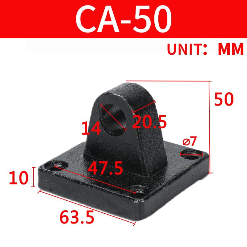 Image of SC Cylinder CA Series Link Base - Single Ear Mounting Bracket, Standard Accessory for Pneumatic Cylinders (CA50)