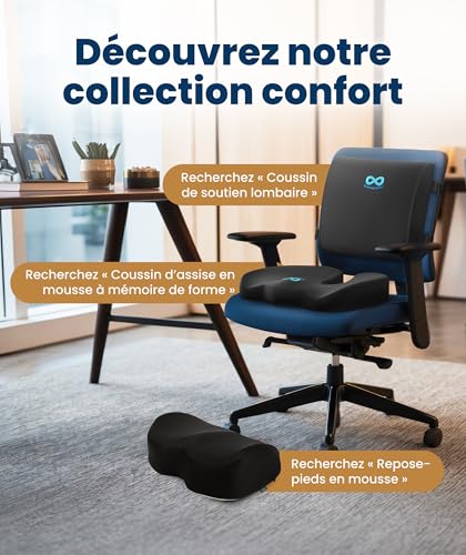 Coussin De Voyage Avion : Everlasting Comfort Coussin d’Assise en Mousse mémoire pour Bureau, V... – Image 6