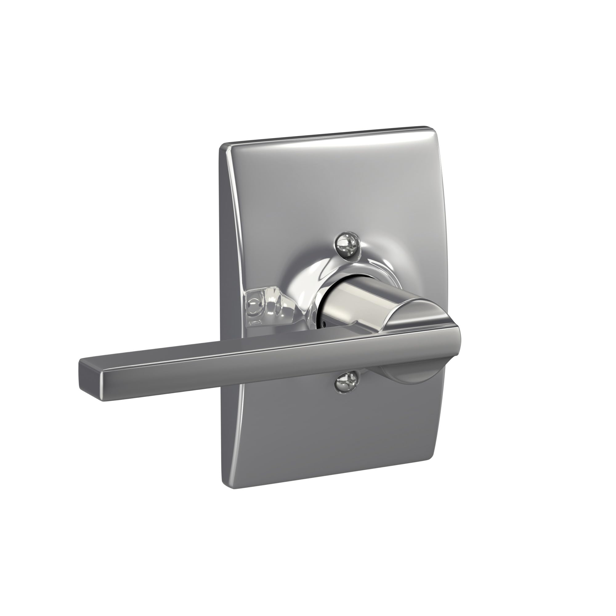 Schlage F170LAT625CEN Century Collection Latitude Decorative Trim Lever, Bright Chrome, Decorative Trim_Latitude