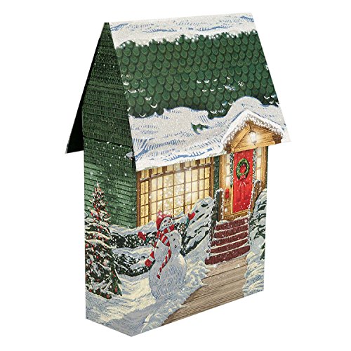 Cartes de Noël Hallmark Thomas Kinkade | Coffret cadeau de vœux tridimensionnels