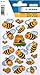 HERMA 3227 3D Sticker für Kinder, Bienen (18 Aufkleber, Folie, matt) selbstklebend, permanent haftende Motiv Etiketten für Mädchen und Jungen, bunt