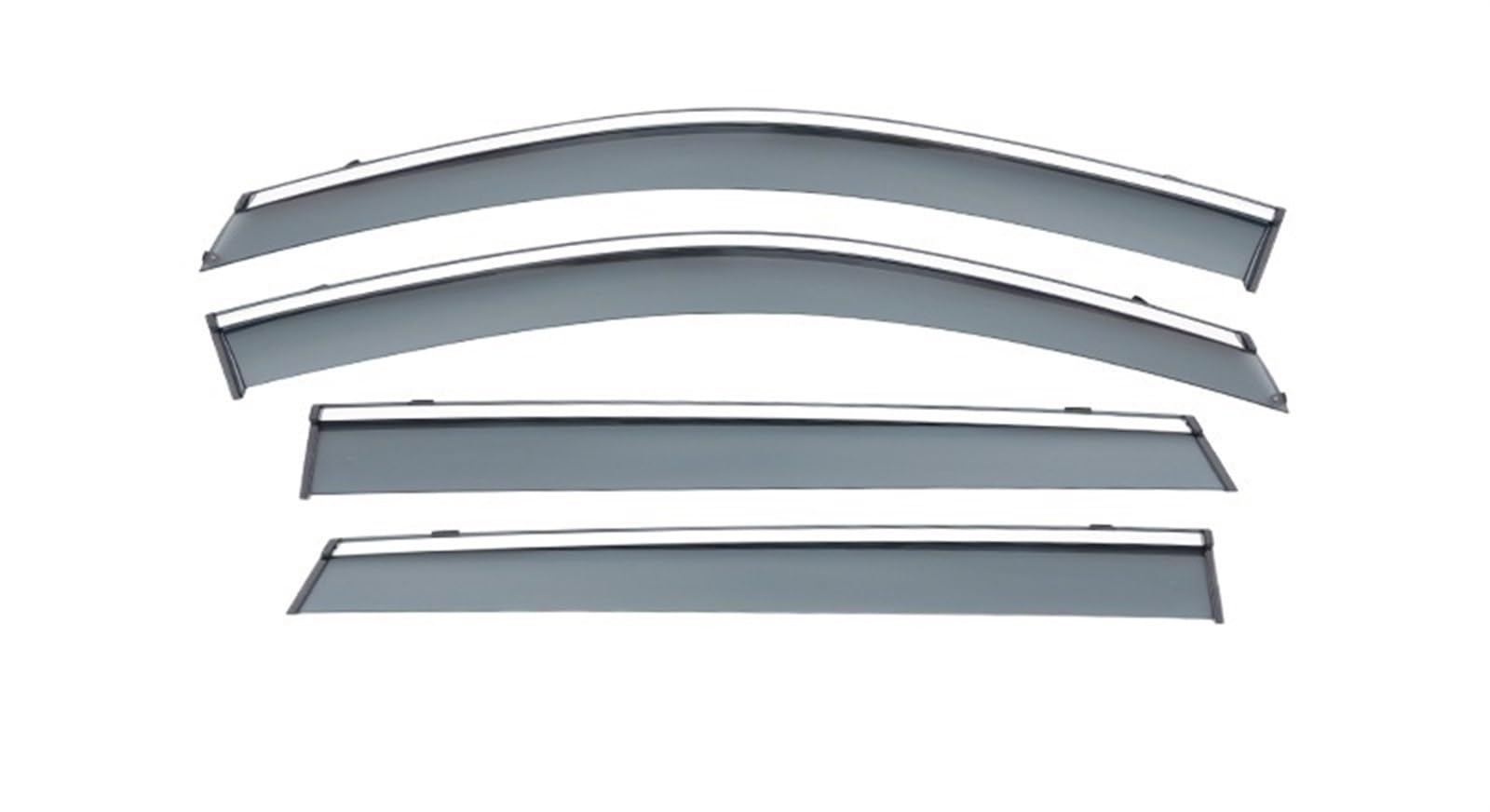 FUNFOB Car Windabweiser Fensterschilde Band Seitenfenster Sonne Regenschutz Deflektoren Für Chevy Für Captiva 2010–2021 Auto Seitenfensterabweiser(2019-2023)