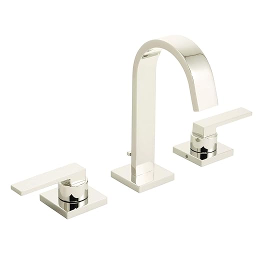 Speakman SB-2523-PN Polished Nickel Lura 8" Widespread Bathroom Faucet with Push-Pop Drain
