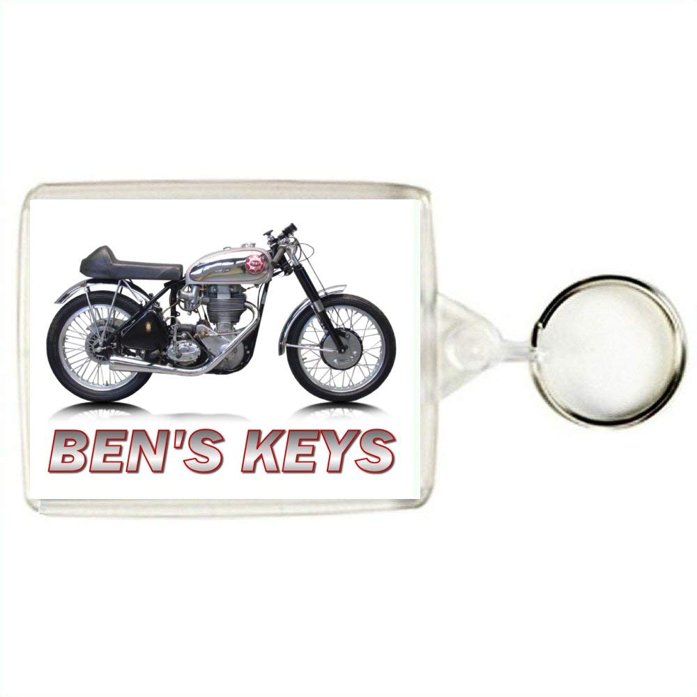 Key Expressions Personalised Classic Motorcycle Keyring/Bag Tag for BSA GOLDSTAR Enthusiasts