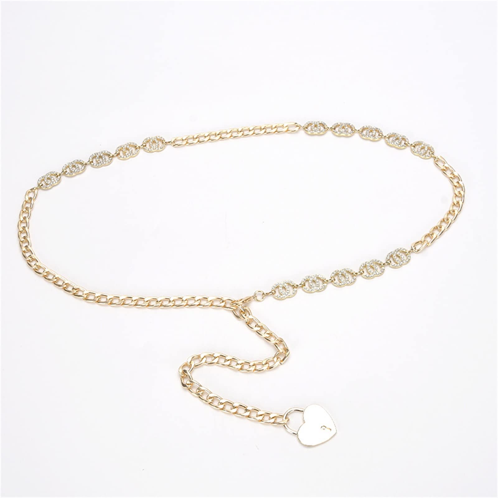 Amazon.co.jp: ファッション チェーンベルト 細い腰のチェーン小さな