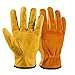 Produktbild NickyPicky Arbeitshandschuhe Herren und Damen  Gartenhandschuhe Dornenfest aus Leder  schützende Handschuhe für Garten, Baustelle und Holzarbeiten  robust, atmungsaktiv, mit starkem Grip - Medium