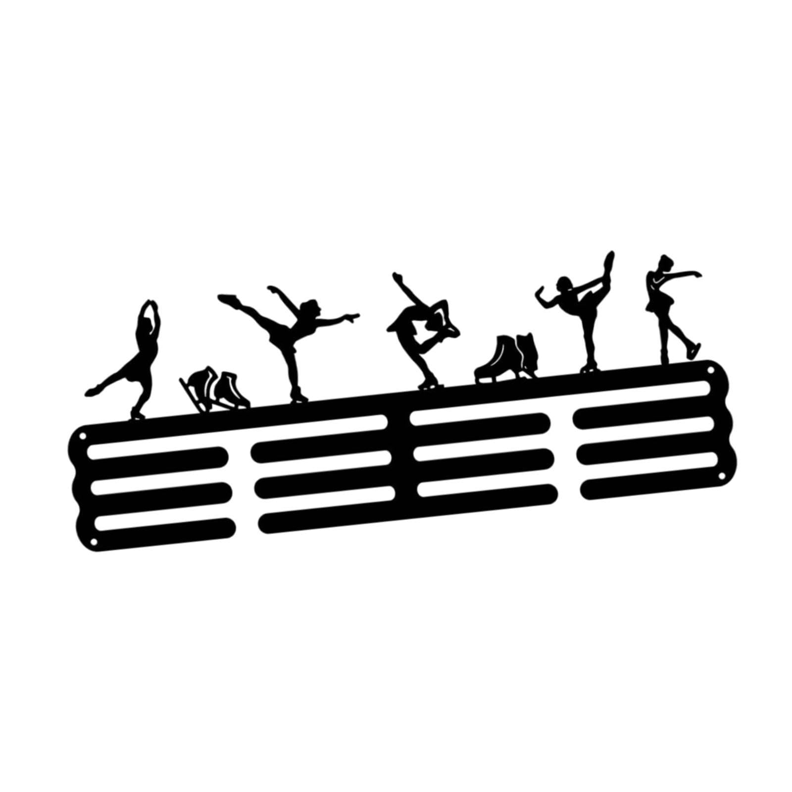 BNF®Wall Mounted Medal Hanger Displaying Rack Multifunctional Sturdy with 3 Rows A|Home & Garden | Household Supplies & Cleaning | Home Organization 3