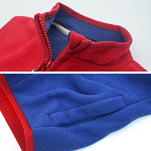 Aivtalk Girls Vest Boys Fleece Vest Zipper Sleeveless Jacket Pockets Fall Winter Waistcoat3