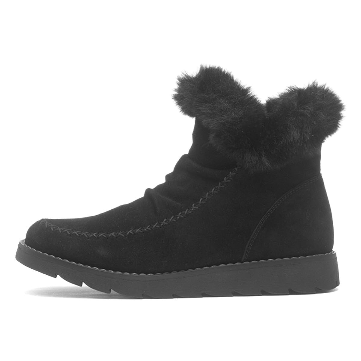 Hush Puppies Female Moira Mid Boot, Black, 5