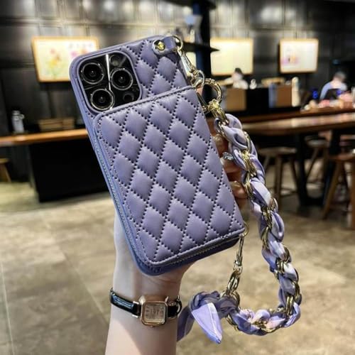 Étui pour iPhone 13 Pro protection intégrale portefeuille cuir avec dragonne
