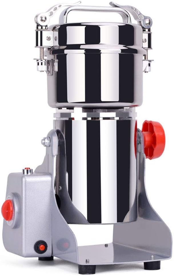 250G Food Grinder Machine Electric Herb Grain Spice High Speed Mill Stainless Steel Swing Type Ultra-Fine Powder Grinding for Kitchen Pepper Coffee Corn