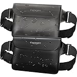 Spigen Aqua Shield Bolsa Impermeable [2 Piezas], R...: Tipo de bolsa extra negra incluida: protege su privacidad, evitando la exposición del producto de su bolsa. La banda elástica elástica agradable a la piel hace que no fluya hacia abajo de su cintura, con un suave atado. La certificación IPX8 hace que...