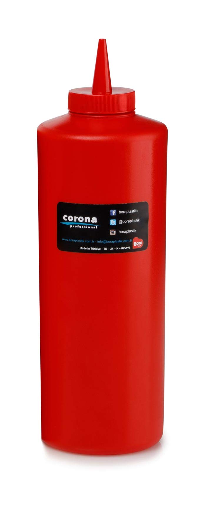 Bora Plastik Bo2107 Ketçap Mayonez Kapağı, Kırmızı, 925 Ml