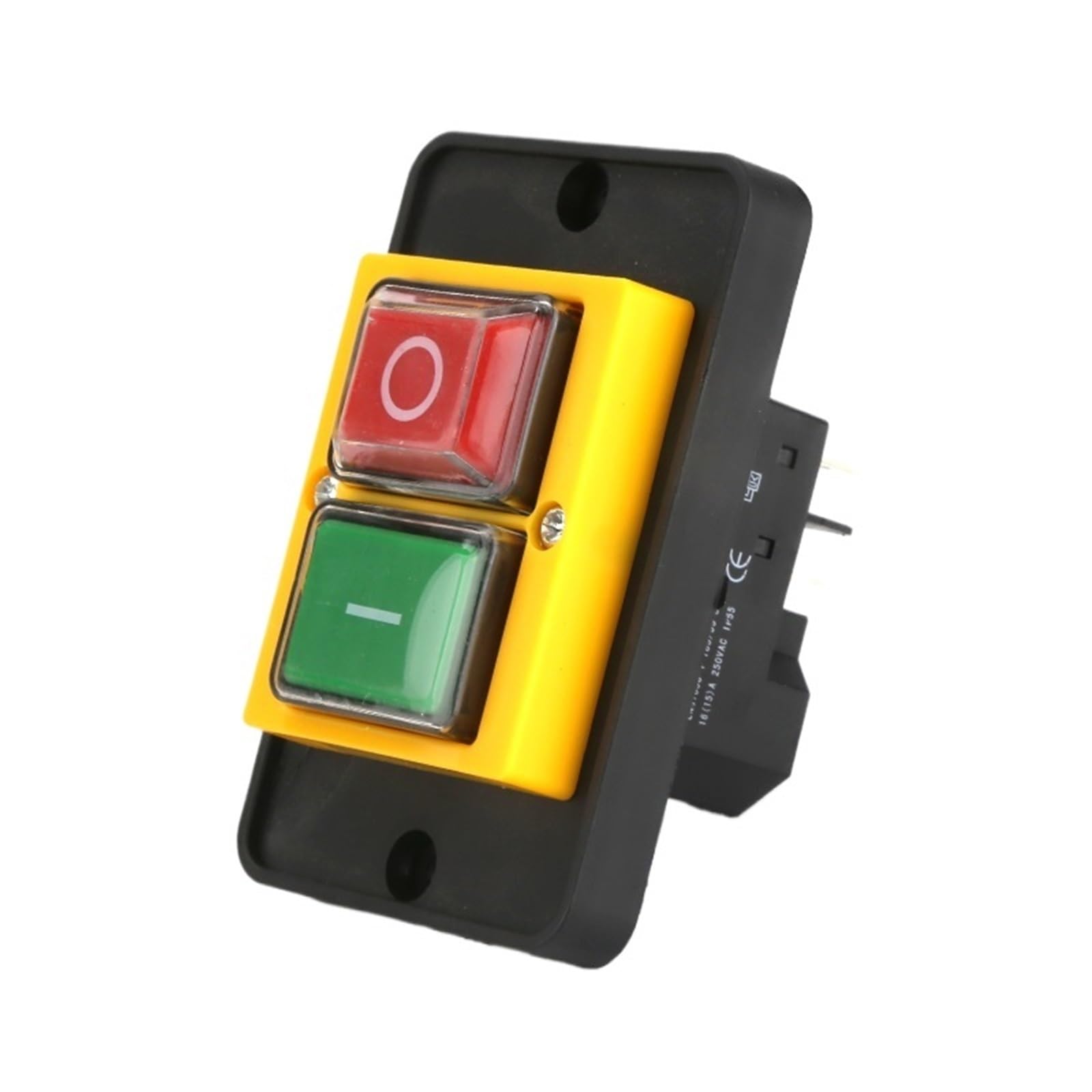Interrupteur électromagnétique YH02-A YH01-A 110V 220V, 1 pièce, bouton poussoir de démarrage, grand panneau(4PIN Socket,220V)