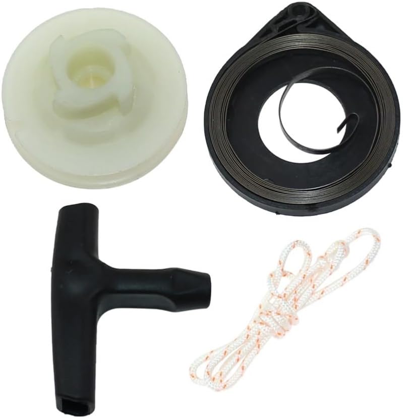 TMLbhSEZ Recoil Starter Pulley Rope Spring Kit Fit for 137 141S 141SP MT350 MT350S MT3500 MT3500S MT3700 MT3750 MT4100S MT4100SP