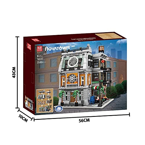 TYPIS Haus Bausteine, Horror Museum Architektur Bausteine Set, Modular Gebäude, Kompatibel mit LEGO Haus (3588… – Bild 8