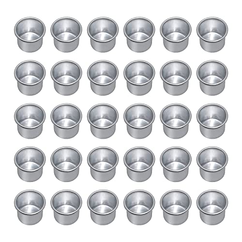 Lizusidtsy Candle Holders for Taper Candles, Candle Holder, Tea Lights, Candle Insert Table Candles, Candle Holder 30Pcs Silver