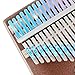 21 Keys Kalimba Sticker Thumb Piano Decal Learning Sticker Sticker For Finger Piano Beginner Kalimba Piano Note Sticker