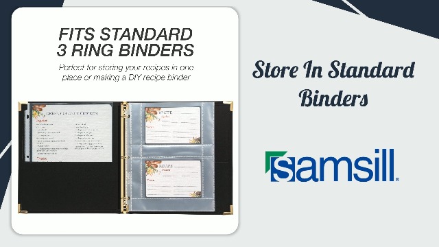 Buy Samsill Sheet Protectors For 3 Ring Binder 8.5 X 11 Inch Page - View #11